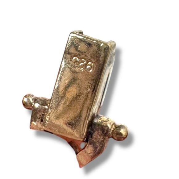 Vintage Sterling Tennis Bracelet Amethyst Purple Stones with Gold Bond 7.5” - Picture 3 of 5